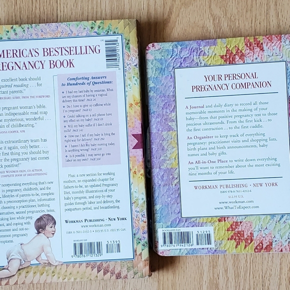 What To Expect When You're Expecting book and What To Expect Pregnancy Journal - Picture 4 of 9